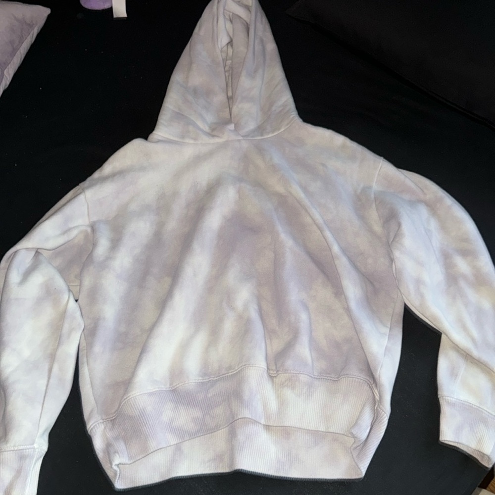purple tie dye hoodie